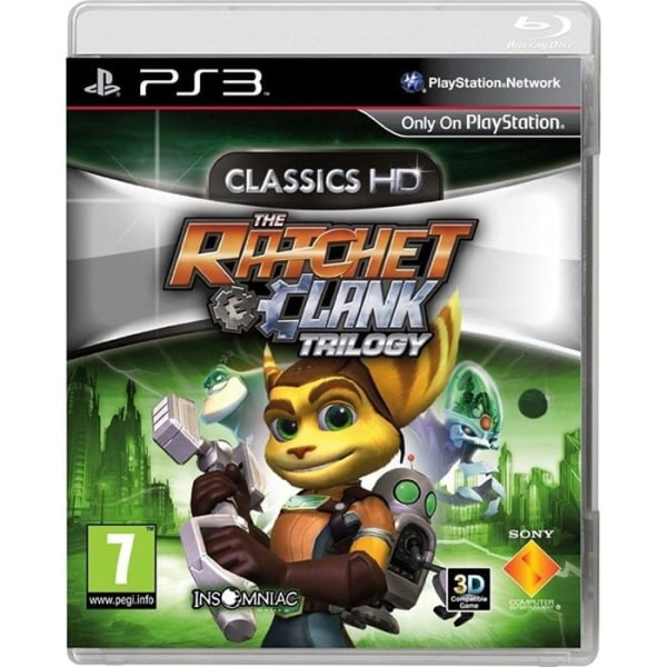 Ratchet &amp; Clank: Trilogy HD Collection PS3-spel
