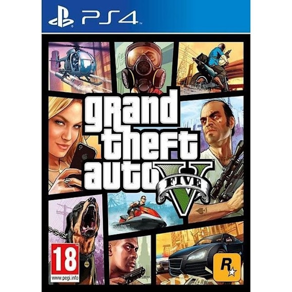 Videopeli - Rockstar Games - GTA V - PS4 - 1-30 pelaajaa - Arcade - Standard Edition