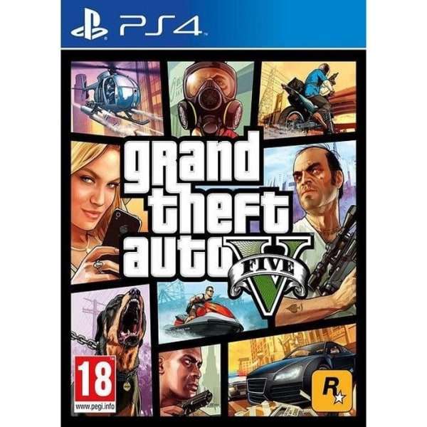 Videospil - Rockstar Games - GTA V - PS4 - 1 til 30 spillere - Arcade - Standard Edition