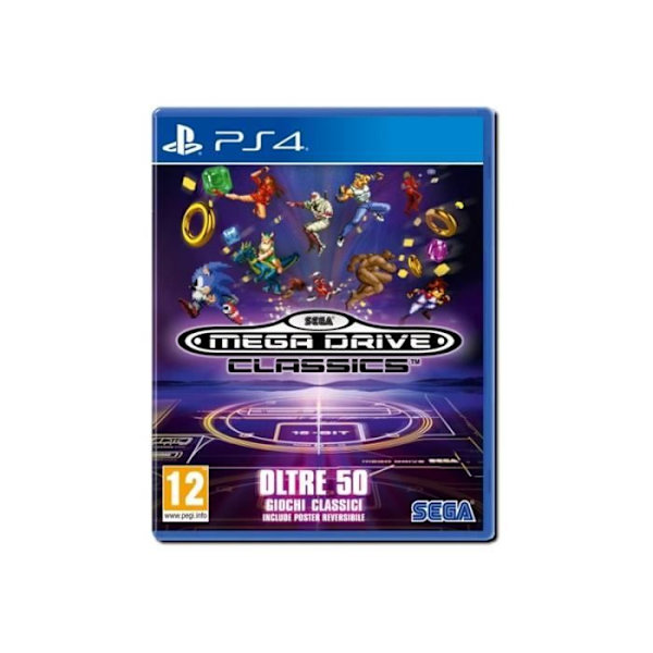 Videospil - SEGA - Mega Drive Classics - PS4 - 1 til 2 spillere - Blu-Ray - Flersproget