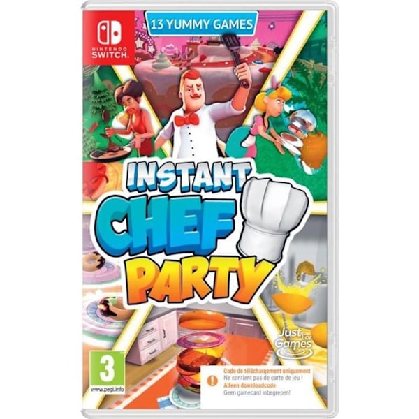 Nintendo SWITCH-spil - Instant Chef Party - Download kode