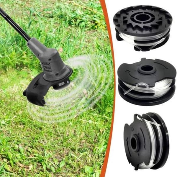 6-paknings erstatningsspoler for LIDL Parkside gresstrimmer PRTA 20-Li A1, B2, C3, PRT 550 A1, A3, PRT 300 A1