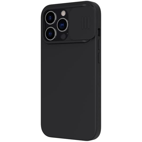 iPhone 13 Pro Max - NILLKIN MagSafe CamShield Silky Liquid Deksel - Svart 95
