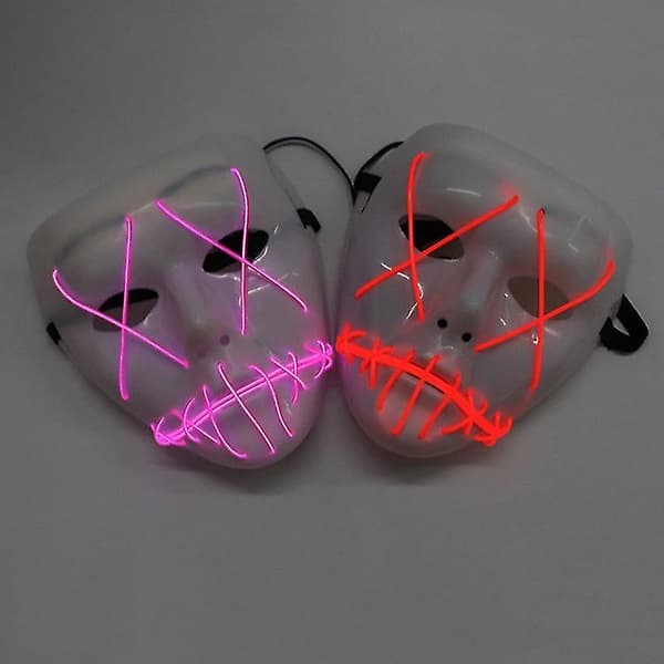 Halloween Terror Ghost Cosplay Mask Led Luminous Flash Mask Stil 5