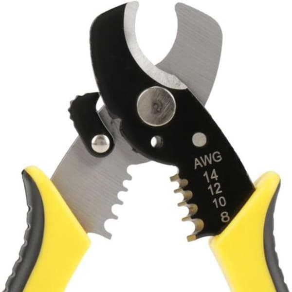 Wire Stripper, 2 in 1 Wire Stripper Cable Cutter Electrical Tool for Electricians RT-6065 Cut and Strip 2 in 1 Functions