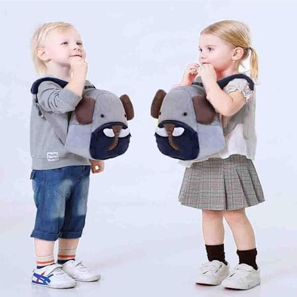 Toddler Backpack, Shoulder Strap is Adjustable and has Breathable Functions (Elephant)