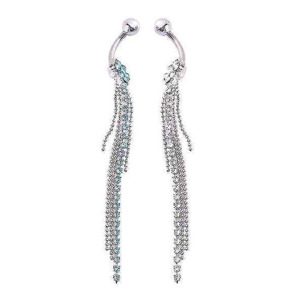 2st tofsar formade strassdekorerade kvinnors navelpiercing kroppspiercing