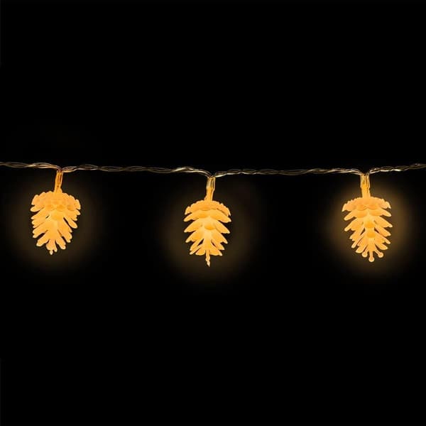 10 LED juletræskogle lyskæde – Perfekt jul