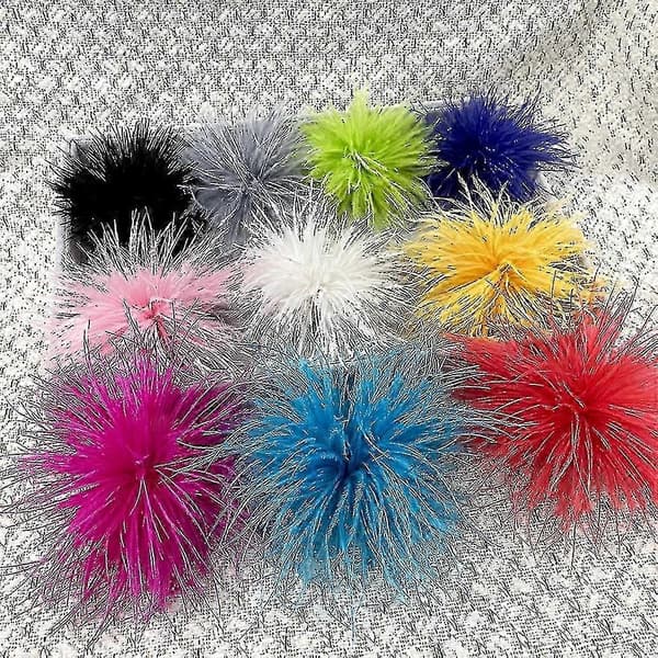 Fjerbroche Fjer Corsager Stofdekorationer Strudsefjer Materiale Rød Red