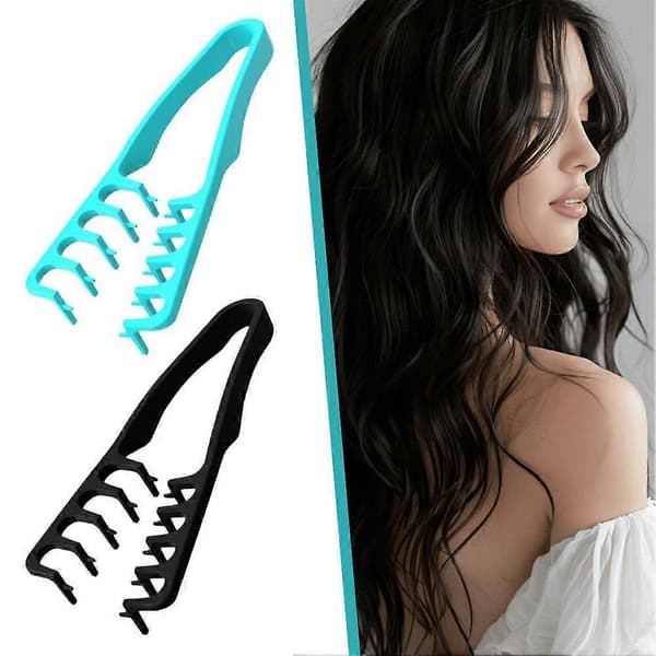 Volumizing Styling Hair Comb Bangs Cover Parting High Crown Toolblack