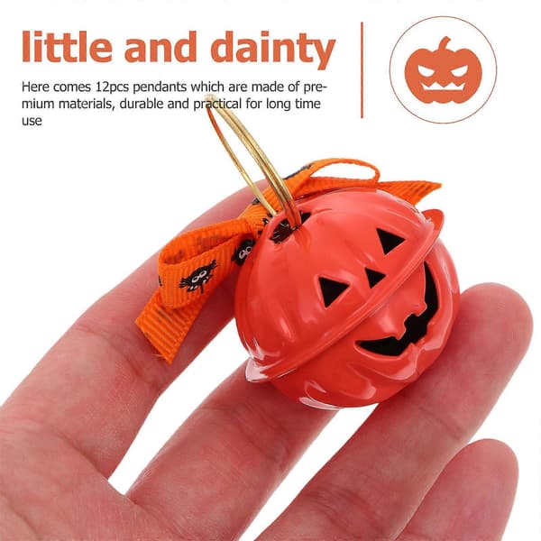 Halloween-festanheng dekorative gresskar-charms, 36 stk. 4CM Orange