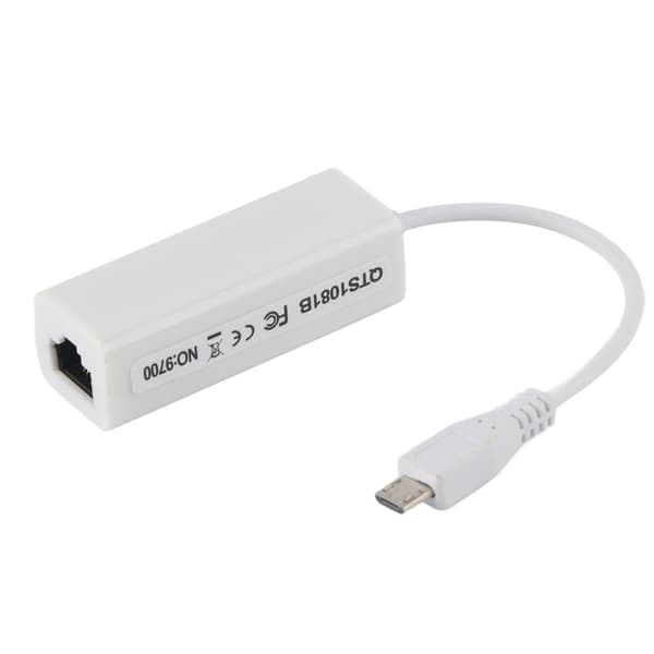 Network Card Adapter Micro USB to RJ45 Ethernet Port for Raspberry Pi Zero 1.3/W Motherboard