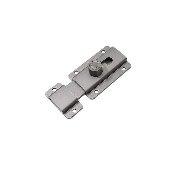 Dørbolt i aluminiumslegering - Korrosjonsbestandig Grå Grå 120 mm