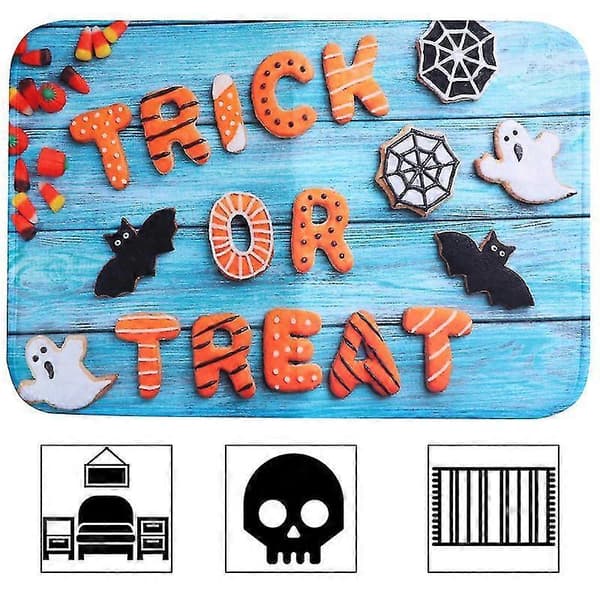 1 stk Halloween Dørmatte For Halloween Dekorasjoner