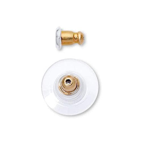 X1000 Øreringe Guld Metal Prop Stud Stoppere Fund Stolpe Bagside Bulk