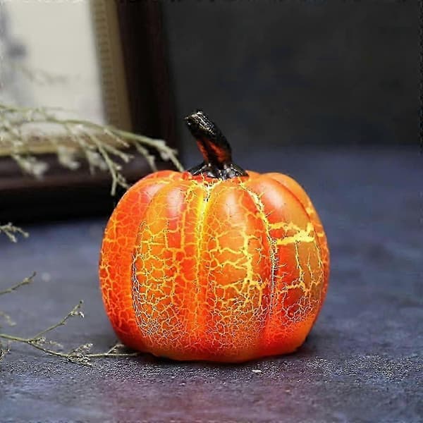 Stykker Halloween gresskarlys, innendørs Halloween-dekorasjon, lysende gresskar