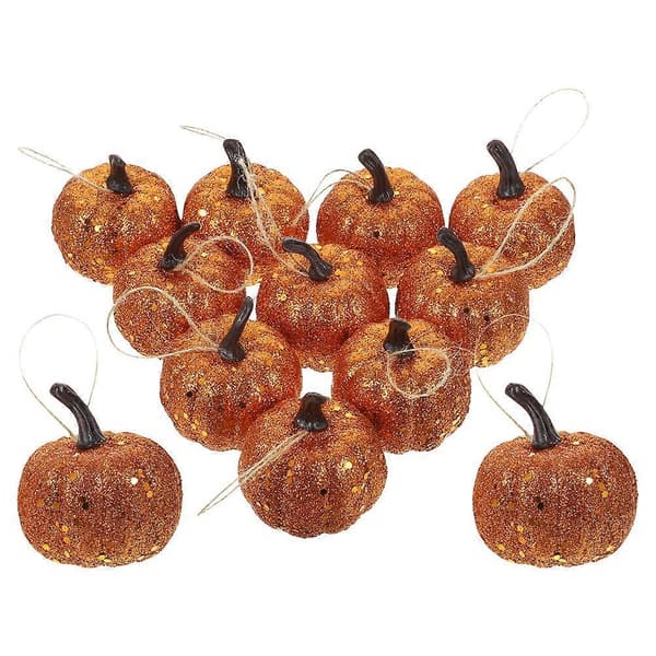 Halloween-pumpa i skum för festdekoration, 12-pack