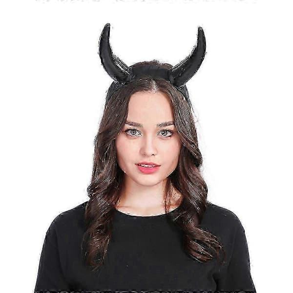 Oksehorn hårbøyle dansefest rekvisitter hodeplagg cosplay Halloween hårpynt