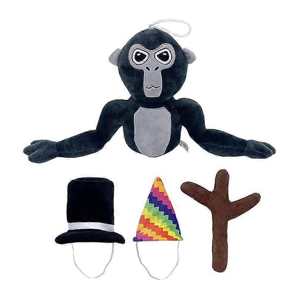 Gorilla Tag Värikäs Gorillanukke Pehmolelu Tyyli 3