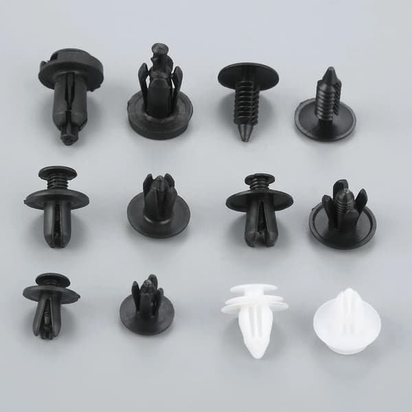 100 stk Universal Plastclips Bil Auto Push Retainer Pin Nitte Trim Clip Panel Auto Fastgørelsessæt A