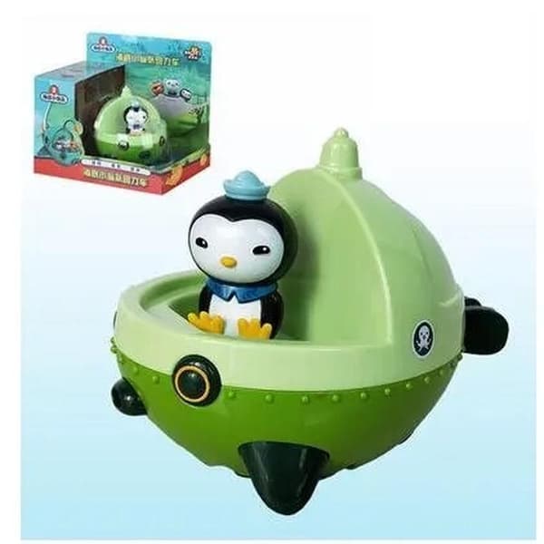 Octonauts Trekkbil Modell Barnacles Kwazii Peso Anime Actionfigur Leke