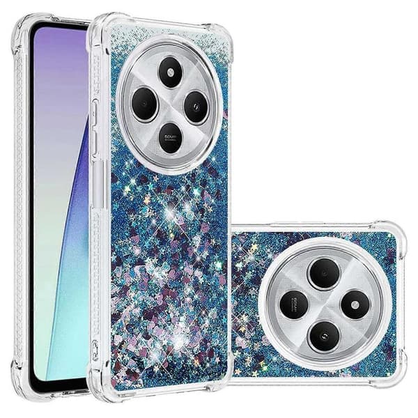 Compatible with Xiaomi Redmi 14C 4G Mobile Case - Perfect Blue/Hearts