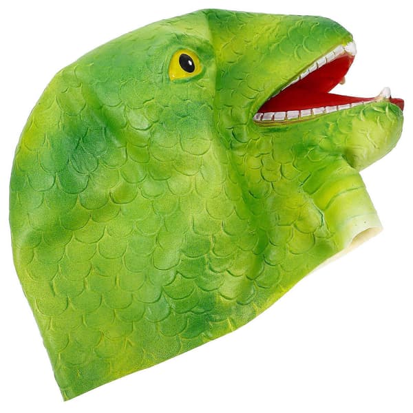 Dekorativ slangehode-maske Halloween-tilbehør for voksne 1 stk