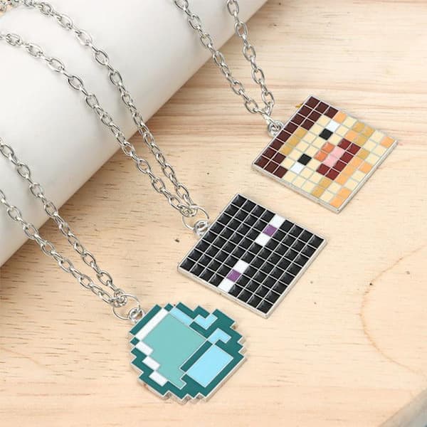 Minecraft Halskæde Vedhæng 01 - Udsalg