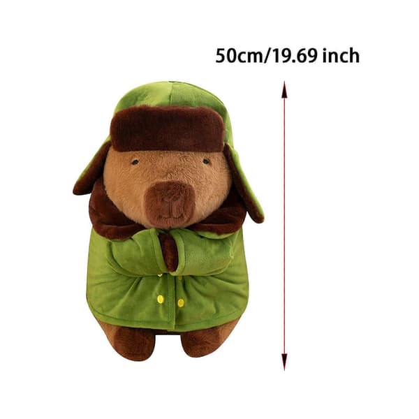 Pehmo Capybara-nukke Capybara-pehmolelu Mukava Capybara-pehmohahmo 50cm