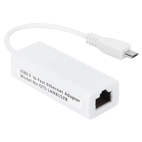 Network Card Adapter Micro USB to RJ45 Ethernet Port for Raspberry Pi Zero 1.3/W Motherboard