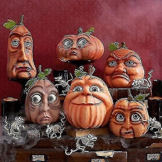 Græskarfamilie Halloween Græskarlygte Gyser-dekorationsrekvisitter