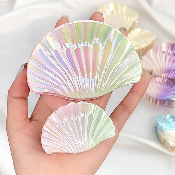 Perlemorshår Unik Hårpynt Hårnål, Gradient blå S