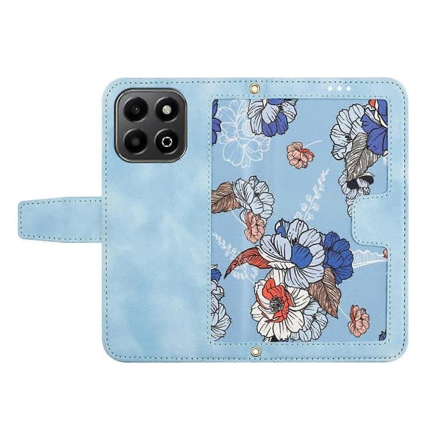 Blommigt Läderfodral med Snodd - Perfe For Honor 200 Smart