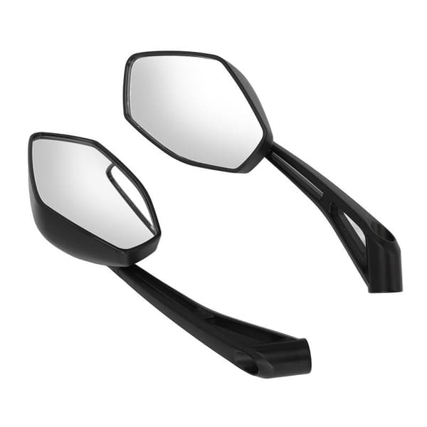 Motorcycle Rearview Mirrors 2PCS Wide Angle Clear Vision Shockproof[D] 1.2 1.2