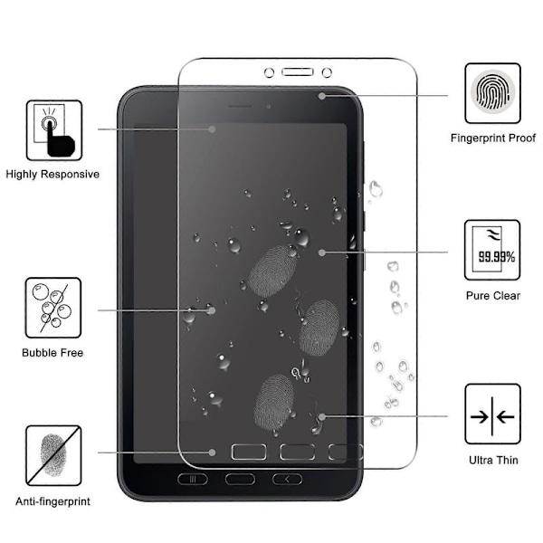 Compatible with Samsung Galaxy Tab Active5 Screen Protector Full Coverage 2.5D Straight Edge Film-lingling}