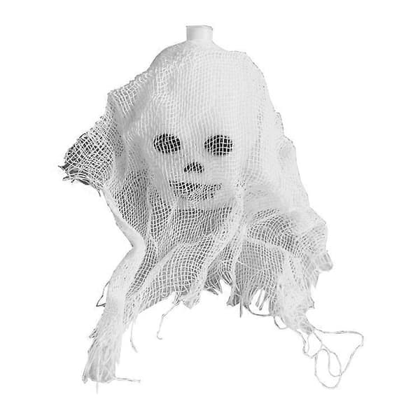 Halloween vit garnskalle, Stil: 5m 20 lampor (Vit) 26