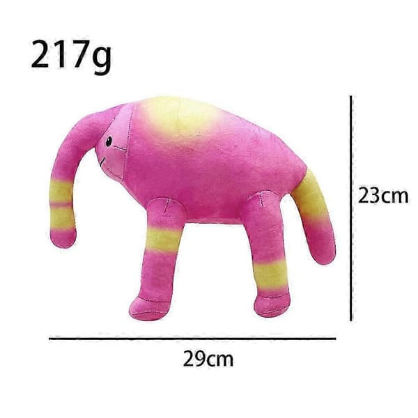 2025 Amazing Digital Circus Plyschleksak Gummigoo Stoppad Docka för Barnpresent Elefant Elephant