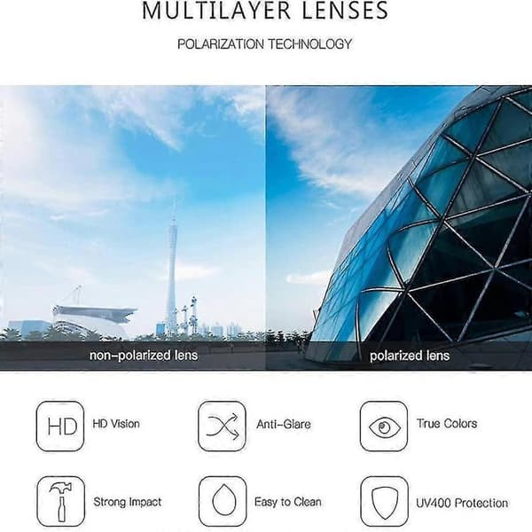 Flip Up Solbriller Menn Kvinner Polarisert Steampunk Flip Solbriller Med Doble Linser Silver Frame-Gray Lens