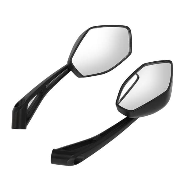 Motorcycle Rearview Mirrors 2PCS Wide Angle Clear Vision Shockproof[D] 1.2 1.2