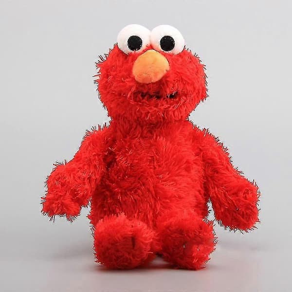 Sesamgade Elmo Cookie Monster Bløde Plyslegetøjsdukker 30-33 Cm Pædagogisk Legetøj til Børn Elmo