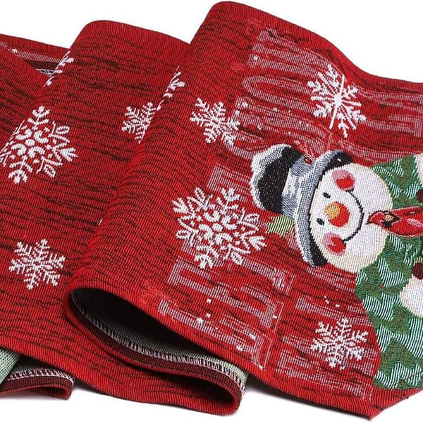 Julbordslöpare, julbroderad bordsduk jul