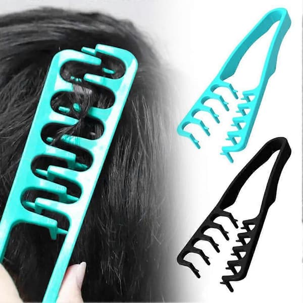 Volumizing Styling Hair Comb Bangs Cover Parting High Crown Toolgreen