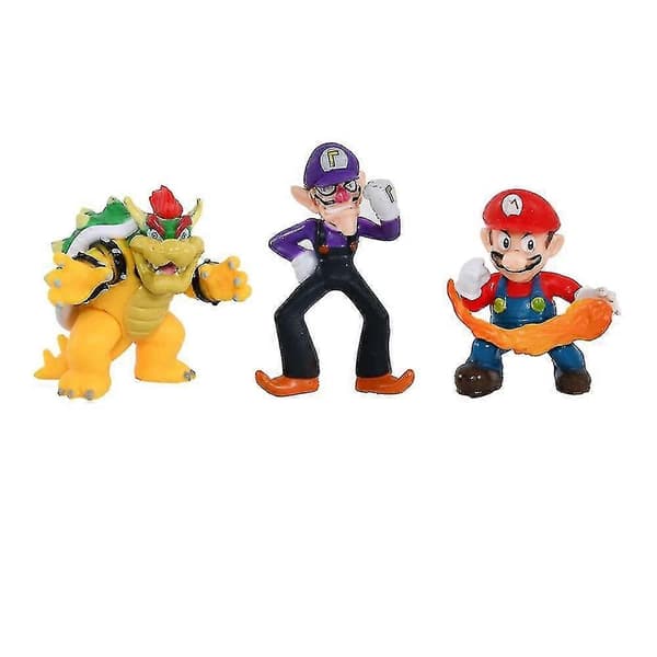 18 stk. Super Mario Bros actionfigurer, samledukker