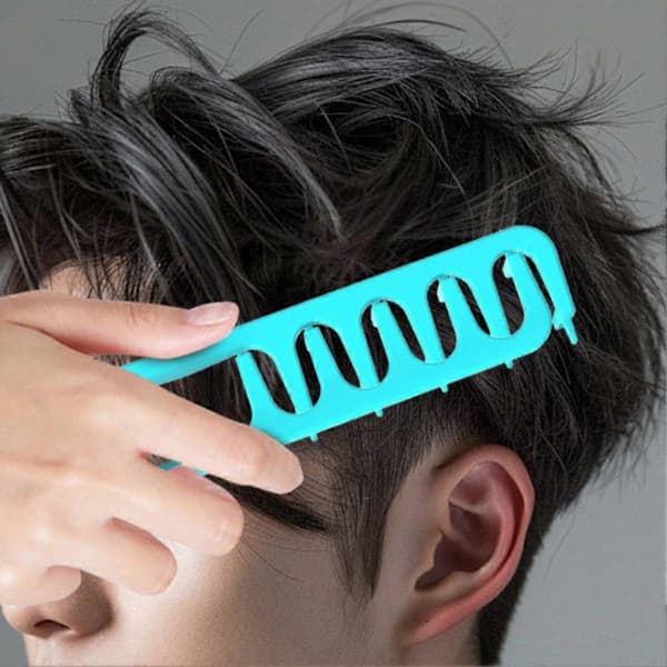 Volumizing Styling Hair Comb Bangs Cover Parting High Crown Toolgreen