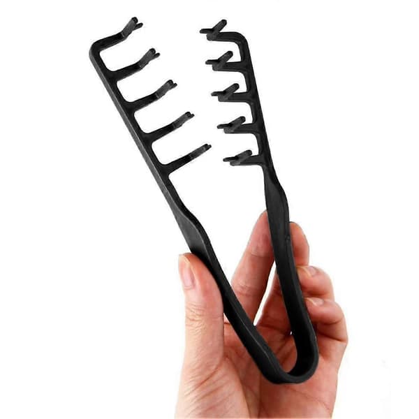 Volumizing Styling Hair Comb Bangs Cover Parting High Crown Toolblack