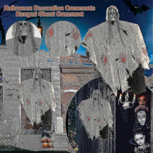 26-27 Halloween-grøss juledekorasjon - Mini anhengspynt til oppheng