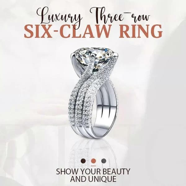 3 CT Super Sparkle Diamantring 925 Silver 6