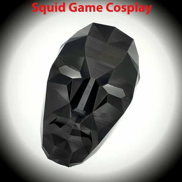 Squid Game Front Man Boss cosplay Halloween-juhlamaski Black 1