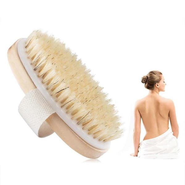 Bad & Dusch Kroppsmassage Spa Skrubbborste Våt/Torr Hud Exfolierande Borst