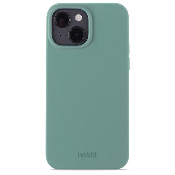 holdit iPhone 15 Mobilskal Silikon Moss Green 48